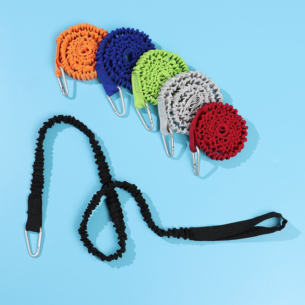 Fishing Kayak Rod Holder - Adjustable Elastic Kayak Canoe Paddle Leash