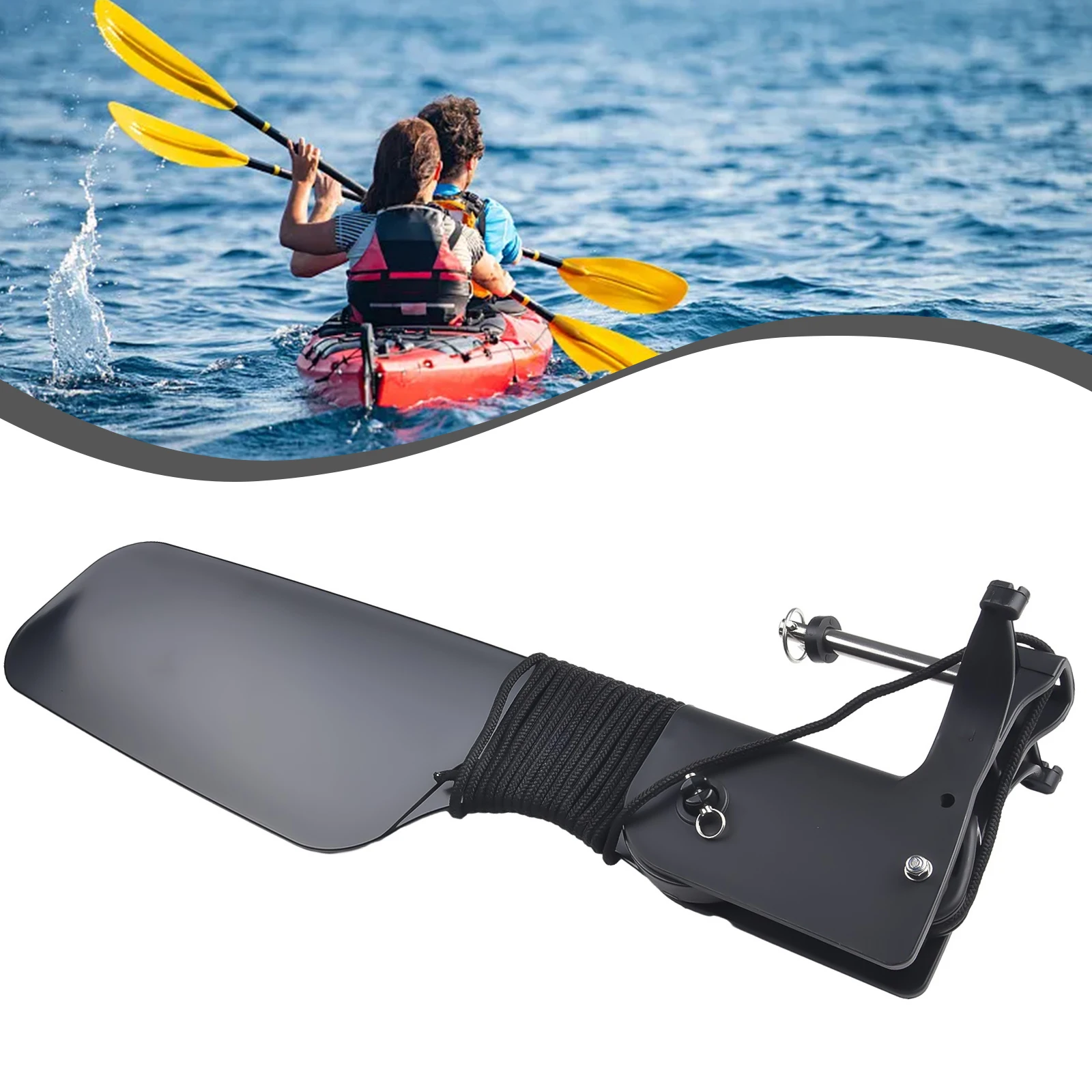 For Kayak Big Tail Rudder with - огляд і ціна Fishing Kayak Cart